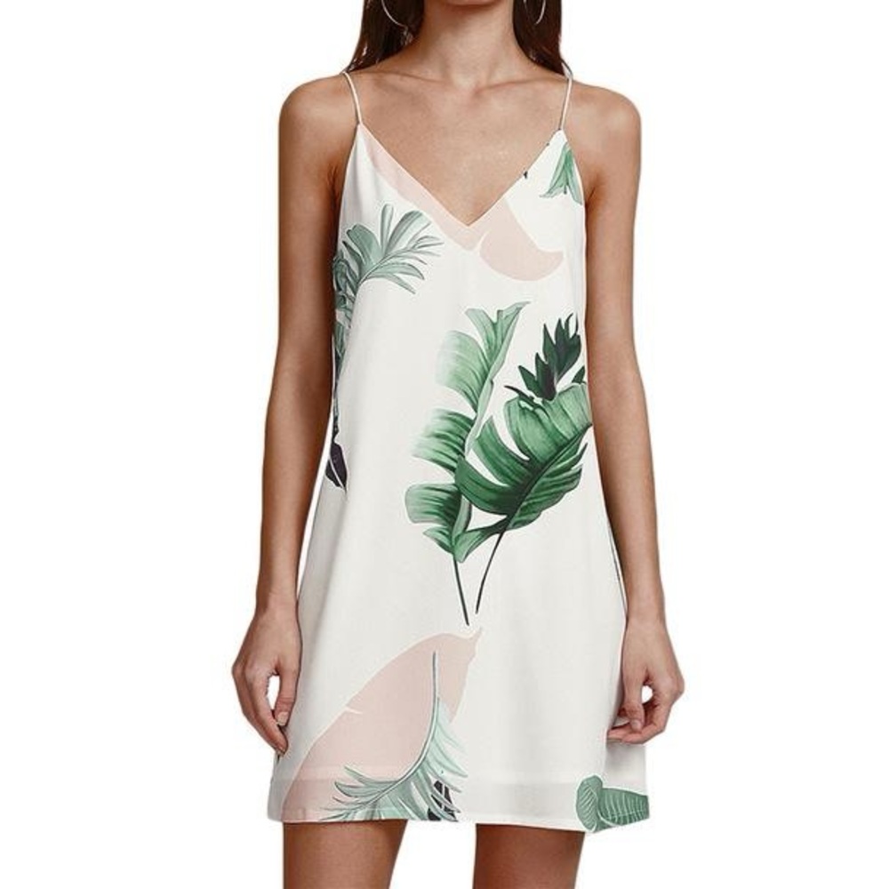 Tropical Print Dress
